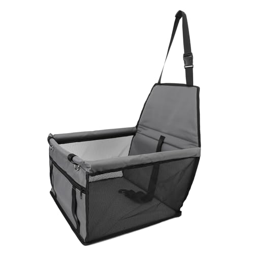 ACOGEDO Premium -Haustier -Autositz mit Verstellbarem Gürtel und Wasserdichtem Oxford Stoff für Hundsicherheit | Nicht Slip Backing Welpenautositz für Haustiere Bis zu 10 Kg | Vielseitiger Passform von ACOGEDO