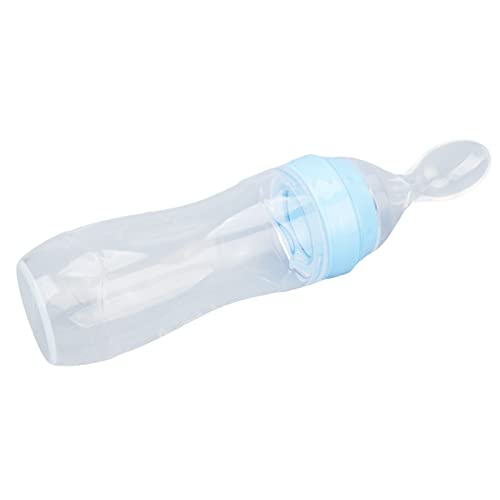 ACOGEDO Soft Silicon Food Feeder mit Skalierungsdesign und Löffel für ältere Patienten - Einfacher Einhandbetrieb, Patientenversorgung, Blau (Blue) von ACOGEDO