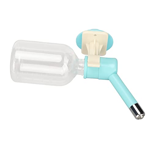Automatischer Haustierkäfig -Wasserspender mit Kostenloser Höhe, Hängendes Design, 200 Ml Blaue Flasche für Hunde, Katzen, Kaninchen, Meerschweinchen und Kleine Tiere (Blue) von ACOGEDO