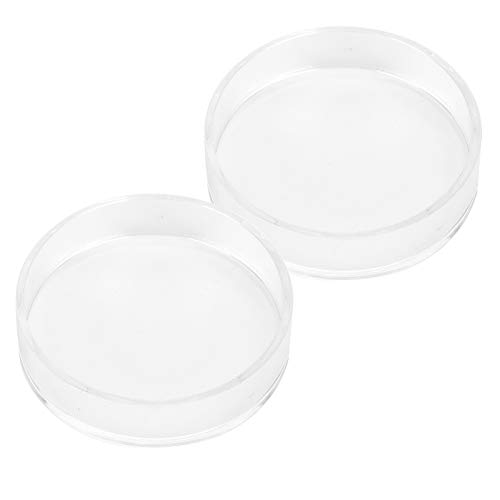 Garnelen-Futternapf, 2 Stück, Acryl-Aquarium-Futterspender, Fisch-Futternapf, Fischnapf, Reptilien, Runder Futternapf mit Saugnapf, Klares Geschirr-Tablett für Garnelenfutter von ACOGEDO