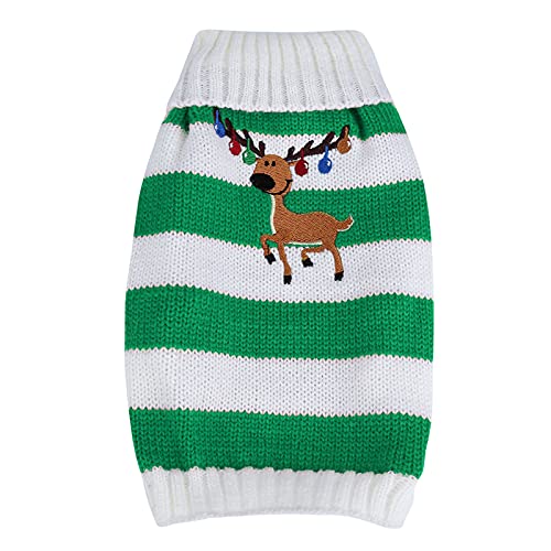 Hundepullover, Warmer Wintermantel für Haustiere, Welpenpullover, Hundekleidung für Kleine Hunde, Zopfmuster für Kaltes Wetter, Hundekleidung für Kleine, Mittelgroße und Große von ACOGEDO