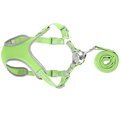 Reflektierende Hundeweste, Haustier-Outdoor-Geschirr, Katzengeschirr und Leine, Hundegeschirr, Mittelgroßer Hund, Weiche Hundeweste, Geschirr für Kleine, Mittelgroße und Große von ACOGEDO