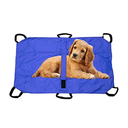 ACROSSPART Haustier Hund Trage, Faltbare Haustiertrage, 60KG Anti-Biss Haustiertrage Foldable Haustier Hund Tiertrage Trage Mit 6 Griffe von ACROSSPART