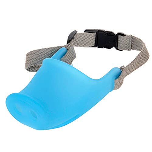 Verstellbare Haustier Mündungshund Mundabdeckung Süßes Schwein Nase Anti Bite Anti Bark Kleiner Hund Mund Abdeckung Haustier Vorräte,Blau,Large Verstellbare Haustier Mündungshund Mundabdeckung Süßes Schwein Nase Anti Bite Anti Bark Kleiner Hund Mund Abdeckung Haustier Vorräte,Blau,Large von ACSUZ
