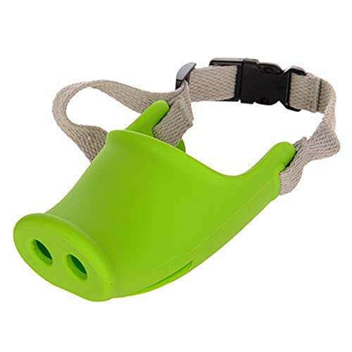 Verstellbare Haustier Mündungshund Mundabdeckung Süßes Schwein Nase Anti Bite Anti Bark Kleiner Hund Mund Abdeckung Haustier Vorräte,Grün,Large Verstellbare Haustier Mündungshund Mundabdeckung Süßes Schwein Nase Anti Bite Anti Bark Kleiner Hund Mund Abdeckung Haustier Vorräte,Grün,Large von ACSUZ