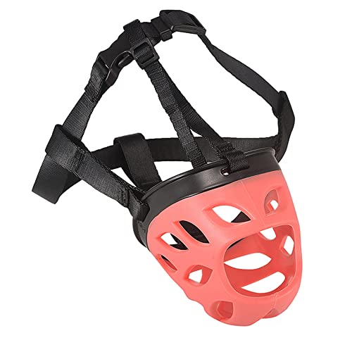 Weicher Maulkorb Für Hunde Verstellbarer Maulkorb Für Hunde Leichter Gummi-hundemaulkorb Stoppt Das Beißen Sicheres Training Antis Toppbellen,Rose red,1 Weicher Maulkorb Für Hunde Verstellbarer Maulkorb Für Hunde Leichter Gummi-hundemaulkorb Stoppt Das Beißen Sicheres Training Antis Toppbellen,Rose red,1 von ACSUZ