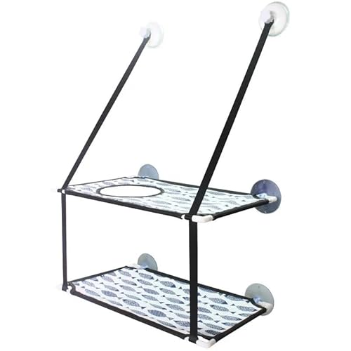 Hängendes Katzenbett, Katzenhängematte for Haustiere, Katzenbett, Katzenhaus, Klettergerüst for Kätzchen, Katzenfenster-Hängematte, Sitzstange, platzsparendes, am Fenster montiertes Katzenbett, hält a Hängendes Katzenbett, Katzenhängematte for Haustiere, Katzenbett, Katzenhaus, Klettergerüst for Kätzchen, Katzenfenster-Hängematte, Sitzstange, platzsparendes, am Fenster montiertes Katzenbett, hält a von AD-BCrbgen