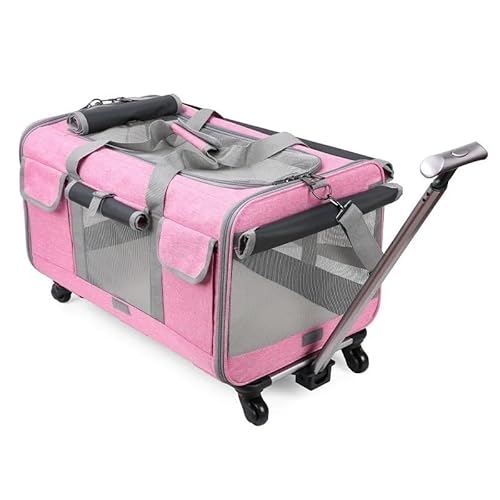 Haustier-Buggy for kleine Miniaturhunde und -katzen. Faltbarer Reisewagen mit Rädern. Leicht zu manövrieren und zu verstauen. Geeignet for verschiedene kleine Haustiere. Ideal for Spazierengehen und R Haustier-Buggy for kleine Miniaturhunde und -katzen. Faltbarer Reisewagen mit Rädern. Leicht zu manövrieren und zu verstauen. Geeignet for verschiedene kleine Haustiere. Ideal for Spazierengehen und R von AD-BCrbgen