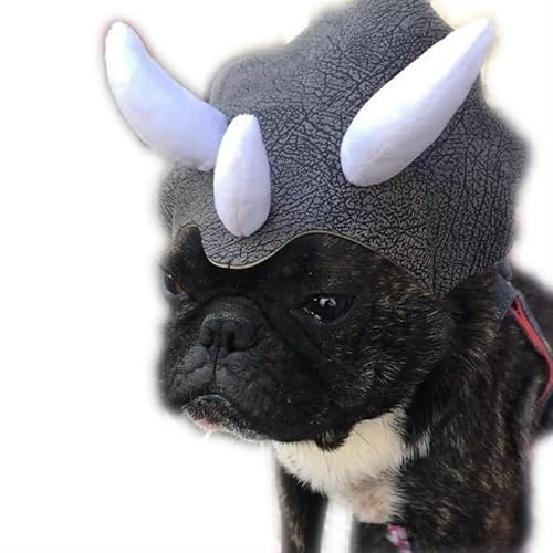 Haustier-Hundedreieck-Dinosaurier. Weicher und bequemer Hut mit verstellbarem Gummiband, Haustier-Kopfbedeckung for Halloween Haustier-Hundedreieck-Dinosaurier. Weicher und bequemer Hut mit verstellbarem Gummiband, Haustier-Kopfbedeckung for Halloween von AD-BCrbgen
