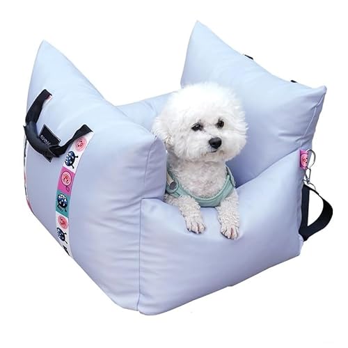 Hunde-Autositz for Reisen, Hundeauto, tragbarer Autositzbezug for Reisen zu Welpen, Haustier-Sitzerhöhung, Sitzkorb (Color : 04, Size : 44x52x52cm) von AD-BCrbgen