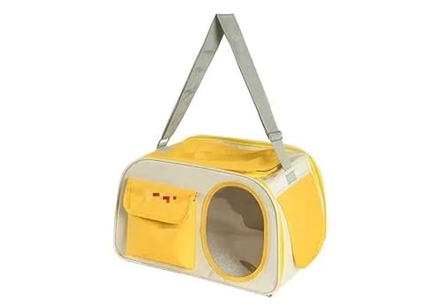 Katzentragetasche, Haustier-Hundetrage, Haustier-Reisetrage, Katzen-Reisetrage, leicht, atmungsaktiv, for mittelgroße Katzen, kleine Katzen, Hunde, Katzen-Hunde-Rucksack, Haustier-Tragetasche(Yellow) Katzentragetasche, Haustier-Hundetrage, Haustier-Reisetrage, Katzen-Reisetrage, leicht, atmungsaktiv, for mittelgroße Katzen, kleine Katzen, Hunde, Katzen-Hunde-Rucksack, Haustier-Tragetasche(Yellow) von AD-BCrbgen