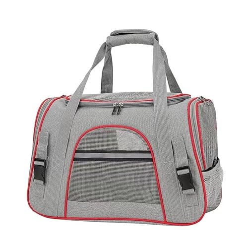 Katzentragetasche, Haustier-Hundetrage, Haustier-Reisetrage, Katzen-Reisetrage, leicht, atmungsaktiv, for mittelgroße Katzen, kleine Katzen, Hunde, Katzen-Hunde-Rucksack, Haustier-Tragetasche(Grey and Katzentragetasche, Haustier-Hundetrage, Haustier-Reisetrage, Katzen-Reisetrage, leicht, atmungsaktiv, for mittelgroße Katzen, kleine Katzen, Hunde, Katzen-Hunde-Rucksack, Haustier-Tragetasche(Grey and von AD-BCrbgen
