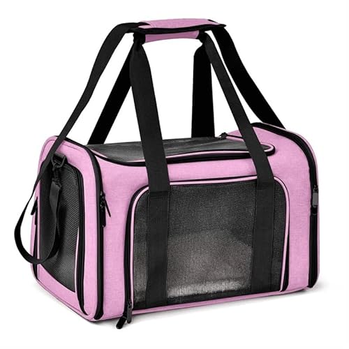 Katzentragetasche, Haustier-Hundetrage, Haustier-Reisetrage, Katzen-Reisetrage, leicht, atmungsaktiv, for mittelgroße Katzen, kleine Katzen, Hunde, Katzen-Hunde-Rucksack, Haustier-Tragetasche(Pink,M ( Katzentragetasche, Haustier-Hundetrage, Haustier-Reisetrage, Katzen-Reisetrage, leicht, atmungsaktiv, for mittelgroße Katzen, kleine Katzen, Hunde, Katzen-Hunde-Rucksack, Haustier-Tragetasche(Pink,M ( von AD-BCrbgen