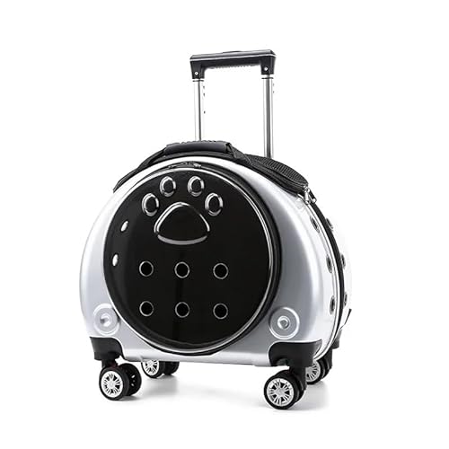 Katzentragetasche, Haustier-Hundetrage, Haustier-Reisetrage, Katzen-Reisetrage, leicht, atmungsaktiv, for mittelgroße Katzen, kleine Katzen, Hunde, Katzen-Hunde-Rucksack, Haustier-Tragetasche(Silver S Katzentragetasche, Haustier-Hundetrage, Haustier-Reisetrage, Katzen-Reisetrage, leicht, atmungsaktiv, for mittelgroße Katzen, kleine Katzen, Hunde, Katzen-Hunde-Rucksack, Haustier-Tragetasche(Silver S von AD-BCrbgen