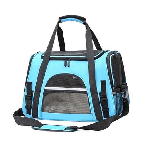 Katzentragetasche, Haustier-Hundetrage, Haustier-Reisetrage, Katzen-Reisetrage, leicht, atmungsaktiv, for mittelgroße Katzen, kleine Katzen, Hunde, Katzen-Hunde-Rucksack, Haustier-Tragetasche(Sky bule Katzentragetasche, Haustier-Hundetrage, Haustier-Reisetrage, Katzen-Reisetrage, leicht, atmungsaktiv, for mittelgroße Katzen, kleine Katzen, Hunde, Katzen-Hunde-Rucksack, Haustier-Tragetasche(Sky bule von AD-BCrbgen