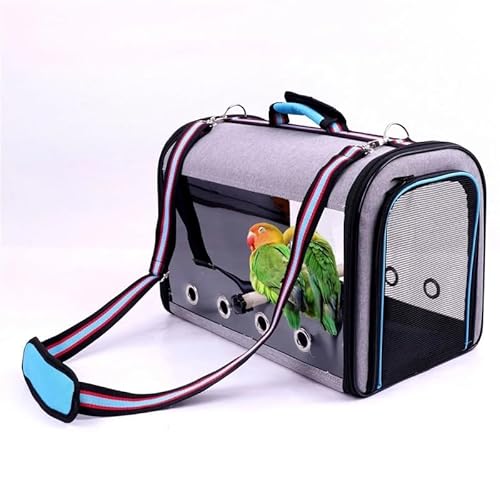 Transparenter Papageien-Reisekäfig, atmungsaktive Haustier-Vogeltasche, kleine, leichte Vogelkäfigtasche, kleine Haustier-Ausflugstasche, Vogel-Reiserucksack, Käfig, Mehrzweck-Haustiertasche for Papag Transparenter Papageien-Reisekäfig, atmungsaktive Haustier-Vogeltasche, kleine, leichte Vogelkäfigtasche, kleine Haustier-Ausflugstasche, Vogel-Reiserucksack, Käfig, Mehrzweck-Haustiertasche for Papag von AD-BCrbgen