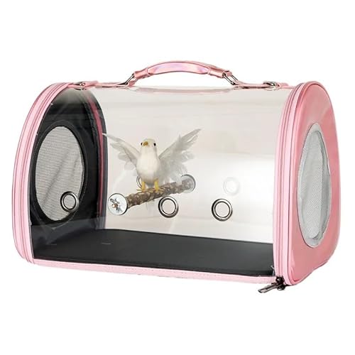 Transparenter Papageien-Reisekäfig, atmungsaktive Haustier-Vogeltasche, kleine, leichte Vogelkäfigtasche, kleine Haustier-Ausflugstasche, Vogel-Reiserucksack, Käfig, Mehrzweck-Haustiertasche for Papag Transparenter Papageien-Reisekäfig, atmungsaktive Haustier-Vogeltasche, kleine, leichte Vogelkäfigtasche, kleine Haustier-Ausflugstasche, Vogel-Reiserucksack, Käfig, Mehrzweck-Haustiertasche for Papag von AD-BCrbgen