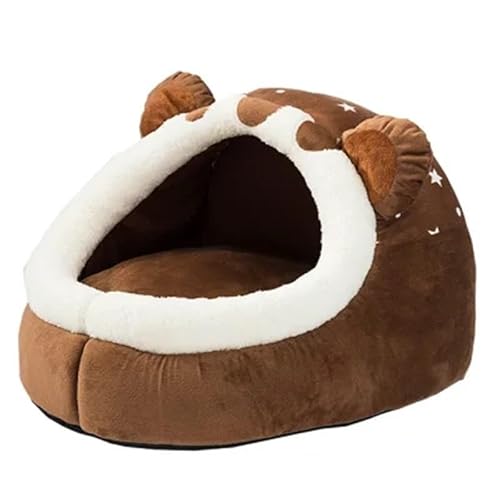 Zusammenklappbares Haustierhaus, Welpenhüttenmatte for Hunde, Tiere, Katzen, Kätzchennester, kleine Hundekörbe, Teddys, Chihuahua-Höhlen, Betten (Color : 1, Size : XL-10kg) von AD-BCrbgen