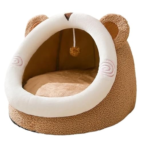 Zusammenklappbares Haustierhaus, Welpenhüttenmatte for Hunde, Tiere, Katzen, Kätzchennester, kleine Hundekörbe, Teddys, Chihuahua-Höhlen, Betten (Color : 2, Size : L-Pet 7.5kg) von AD-BCrbgen