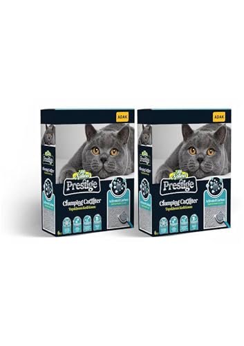 Prestige Katzenstreu mit Active Carbon Formel 6 Liter (2X 6 Liter) von ADAK