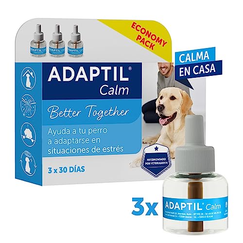 ADAPTIL Calm Sparset, 3 Nachfüllpackungen, 90 Tage, Stressabbau für Hunde von ADAPTIL