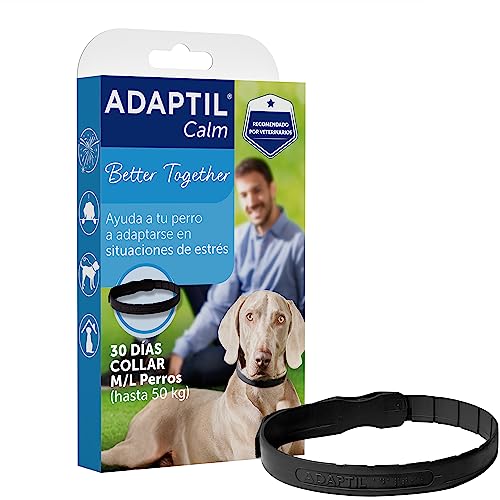 Ceva - ADAP005 Adaptil Ruhe - Anti-Stress für Hunde - Ängste, Laute Geräusche, Lernen, Adoption - Collar M/L für mittlere und große Hunde von ADAPTIL
