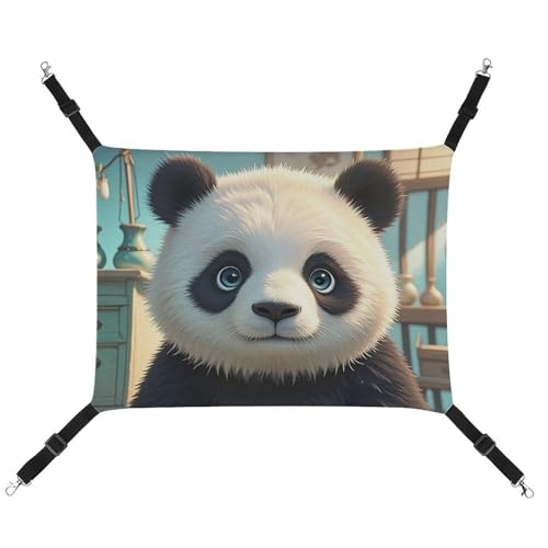 ADASGHBY Haustier-Hängematte, wendbar, Katzen-Hängematte, weich, Anime, Panda, Gesicht, Schlafhängematte für Welpen, Hunde, Schweinchen, Kaninchen, Hamster ADASGHBY Haustier-Hängematte, wendbar, Katzen-Hängematte, weich, Anime, Panda, Gesicht, Schlafhängematte für Welpen, Hunde, Schweinchen, Kaninchen, Hamster von ADASGHBY