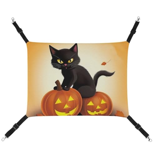 ADASGHBY Haustier-Hängematte, wendbar, Katzen-Hängematte, weich, Halloween, schwarz, Katzen, Kürbis, Schlafhängematte für Welpen, Hunde, Schweinchen, Kaninchen, Hamster ADASGHBY Haustier-Hängematte, wendbar, Katzen-Hängematte, weich, Halloween, schwarz, Katzen, Kürbis, Schlafhängematte für Welpen, Hunde, Schweinchen, Kaninchen, Hamster von ADASGHBY