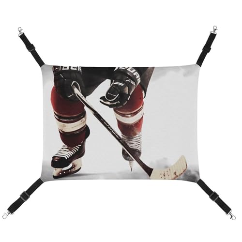 ADASGHBY Haustier-Hängematte, wendbar, Katzen-Hängematte, weiches Eishockey-Muster, Schlafhängematte für Welpen, Hunde, Schweinchen, Kaninchen, Hamster ADASGHBY Haustier-Hängematte, wendbar, Katzen-Hängematte, weiches Eishockey-Muster, Schlafhängematte für Welpen, Hunde, Schweinchen, Kaninchen, Hamster von ADASGHBY