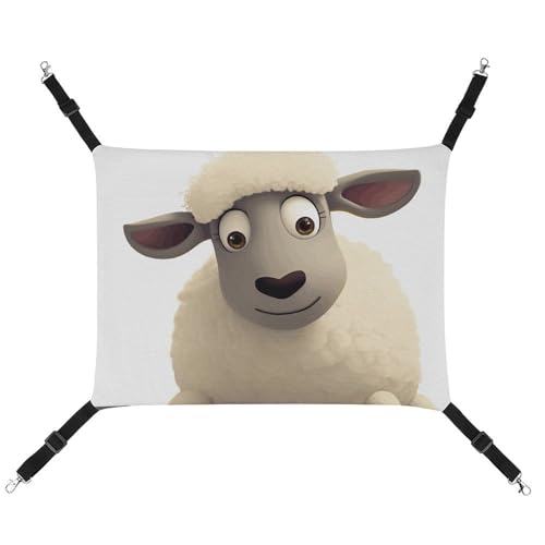 ADASGHBY Haustier-Hängematte, wendbar, Katzen-Hängematte, weiches Schaf, Schlafhängematte für Welpen, Hunde, Schweinchen, Kaninchen, Hamster von ADASGHBY