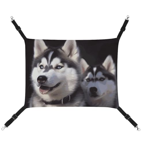ADASGHBY Haustier-Hängematte, wendbar, für Katzen, weich, Husky, Hund, Schlafhängematte für Welpen, Hunde, Schweinchen, Kaninchen, Hamster ADASGHBY Haustier-Hängematte, wendbar, für Katzen, weich, Husky, Hund, Schlafhängematte für Welpen, Hunde, Schweinchen, Kaninchen, Hamster von ADASGHBY