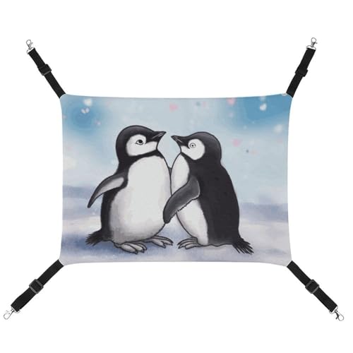 ADASGHBY Haustier-Hängematte, wendbar, für Katzen, weich, "I Love Penguins", Schlafhängematte für Welpen, Hunde, Schweinchen, Kaninchen, Hamster ADASGHBY Haustier-Hängematte, wendbar, für Katzen, weich, "I Love Penguins", Schlafhängematte für Welpen, Hunde, Schweinchen, Kaninchen, Hamster von ADASGHBY
