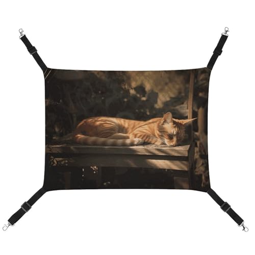 ADASGHBY Haustier-Hängematte, wendbar, für Katzen, weich, Orange, für Welpen, Hunde, Schweinchen, Kaninchen, Hamster von ADASGHBY