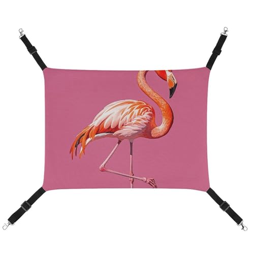 ADASGHBY Haustier-Hängematte, wendbar, für Katzen, weiche Flamingos, Schlafhängematte für Welpen, Hunde, Schweinchen, Kaninchen, Hamster von ADASGHBY