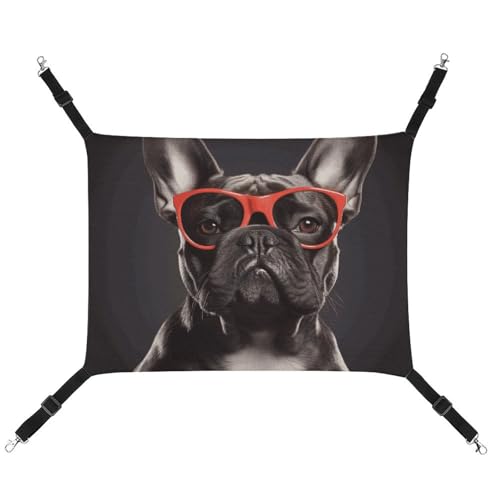 ADASGHBY Haustier-Hängematte, wendbar, weich, französische Bulldogge, Schlafhängematte für Welpen, Hunde, Schweinchen, Kaninchen, Hamster ADASGHBY Haustier-Hängematte, wendbar, weich, französische Bulldogge, Schlafhängematte für Welpen, Hunde, Schweinchen, Kaninchen, Hamster von ADASGHBY