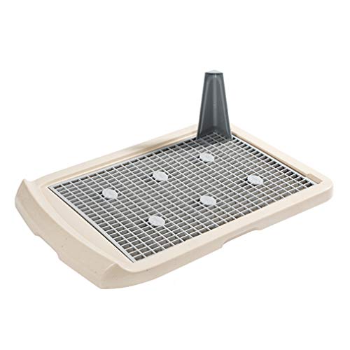 ADASP Hundetoiletten Indoor Dog Potty Trainer Haustier-Toilette Welpen- und Katzenauflagenhalter Schützen die Bodenstreuwanne mit abnehmbarem Pfosten Leicht zu reinigen ADASP Hundetoiletten Indoor Dog Potty Trainer Haustier-Toilette Welpen- und Katzenauflagenhalter Schützen die Bodenstreuwanne mit abnehmbarem Pfosten Leicht zu reinigen von ADASP