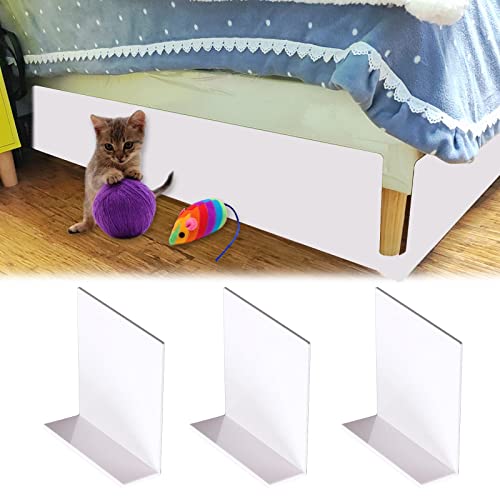 Spielzeugblocker Blockierbrett Unter Couch Blocker Für Spielzeug, 3 Pack Acryl Klar Weiß Möbelpuffer 30 20 10 3 Cm Hoch Unter Dem Bett Baffel / Barrieren, Für Küchenbereiche Kätzchen Welpe ( Color : W Spielzeugblocker Blockierbrett Unter Couch Blocker Für Spielzeug, 3 Pack Acryl Klar Weiß Möbelpuffer 30 20 10 3 Cm Hoch Unter Dem Bett Baffel / Barrieren, Für Küchenbereiche Kätzchen Welpe ( Color : W von ADCUFF