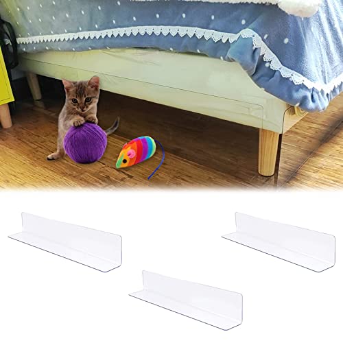 Spielzeugblocker Blockierbrett Unter Couch Blocker Für Spielzeug, 3 Pack Acryl Klar Weiß Möbelpuffer 30 20 10 3 Cm Hoch Unter Dem Bett Baffel / Barrieren, Für Küchenbereiche Kätzchen Welpe ( Color : C Spielzeugblocker Blockierbrett Unter Couch Blocker Für Spielzeug, 3 Pack Acryl Klar Weiß Möbelpuffer 30 20 10 3 Cm Hoch Unter Dem Bett Baffel / Barrieren, Für Küchenbereiche Kätzchen Welpe ( Color : C von ADCUFF