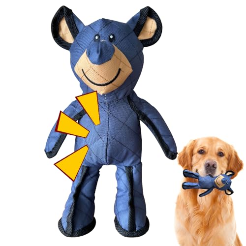 ADDLIVE Unzerstörbarer Bär-Hundespielzeug, 30 cm, unzerbrechliches Bär-Hundespielzeug, unzerbrechliches Quietschendes Hundespielzeug, unzerstörbares Bär-Hundespielzeug für aggressive Kauer, ADDLIVE Unzerstörbarer Bär-Hundespielzeug, 30 cm, unzerbrechliches Bär-Hundespielzeug, unzerbrechliches Quietschendes Hundespielzeug, unzerstörbares Bär-Hundespielzeug für aggressive Kauer, von ADDLIVE