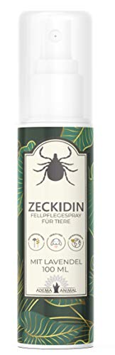 NEU: Adema Animal® Zeckidin Spray - Zeckenschutz für Tiere - für Hunde & Katzen gegen Zecken - 100 ml Inhalt von Adema Animal
