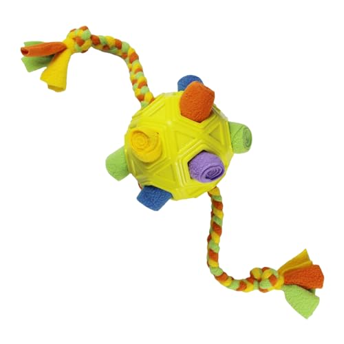 ADERN Bunte Hundebälle, Schnüffelball-Hundespielzeug, Exquisites Schnüffelballspielzeug für interaktive Hunde, Schnüffel-Interaktives Leckerli-Spiel, wiederverwendbarer Schnüffel-Puzzle-Spielzeugball von ADERN