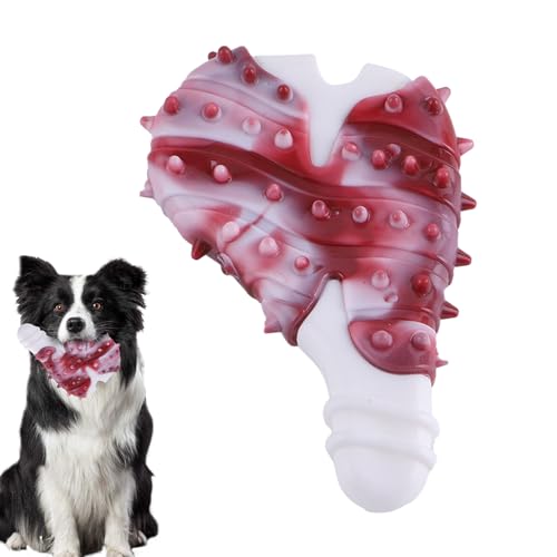 ADERN Haustier-Beißspielzeug für Welpen, unzerstörbares Kauspielzeug für Hunde,Robustes Kauspielzeug in Knochenform für Hunde - Haustier-Beißspielzeug, Knochenstäbe für die Zahnreinigung von ADERN
