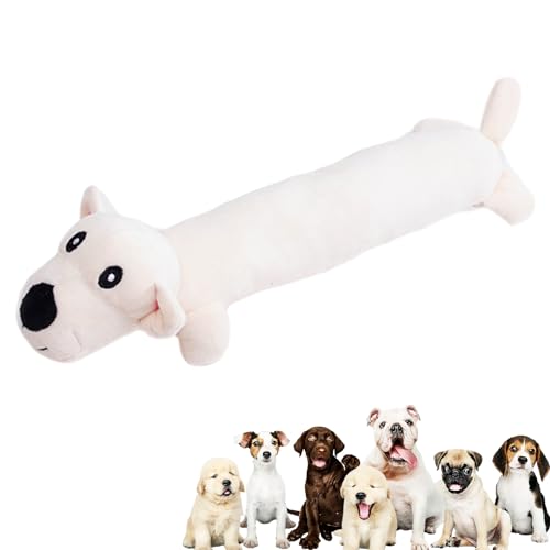 ADERN Hunde-Kuscheltier-Kauspielzeug - Süßes Hundeplüschspielzeug,Interaktives quietschendes Hundespielzeug mit Sound für Welpenspielzeug, Kauspielzeug für Katzen und Haustiere von ADERN