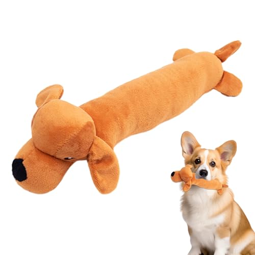 ADERN Quietschspielzeug für Hunde | Süßes Hundeplüschspielzeug - Interaktives Kauspielzeug mit Sound, Welpenspielzeug für Katzen und kleine, mittelgroße und große Hunde von ADERN