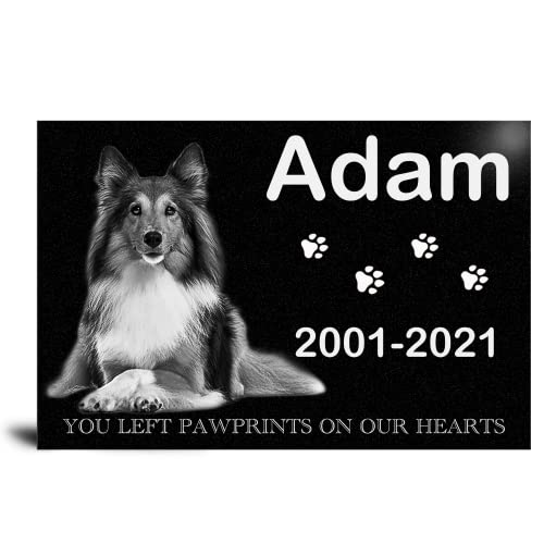 ADFSTONE Rechteckig Pet Personalised Memorial plaques for Graves Grabstein, Foto Engraved Headstones,Trauernde Plaque, Grabstein Stone Memorials Custom Photo Plaque, Erinnerung Geschenke. ADFSTONE Rechteckig Pet Personalised Memorial plaques for Graves Grabstein, Foto Engraved Headstones,Trauernde Plaque, Grabstein Stone Memorials Custom Photo Plaque, Erinnerung Geschenke. von ADFSTONE