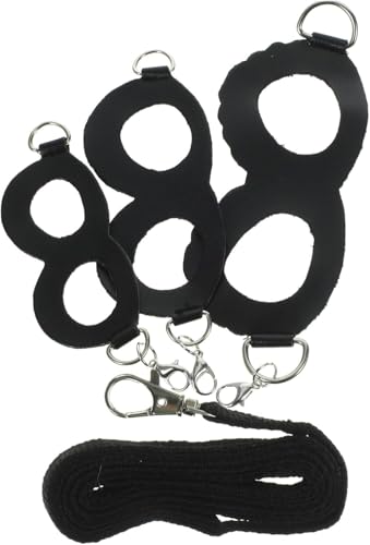 Runde Form for englische Muffins – Grillform for Frühstück, Zugseil for Kurzkopfgleitbeutler, kleines Haustier for Spaziergänge im Freien, leicht, robust(Black,13.00X5.00X0.50CM) von ADGCFKOP