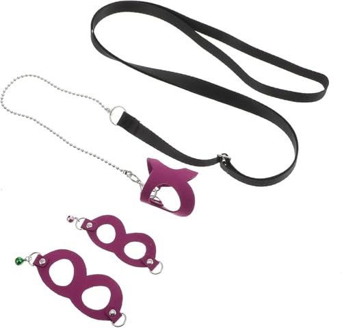 Runde Form for englische Muffins – Grillform for Frühstück, Zugseil for Kurzkopfgleitbeutler, kleines Haustier for Spaziergänge im Freien, leicht, robust(Purple,13.00X5.00X0.50CM) von ADGCFKOP