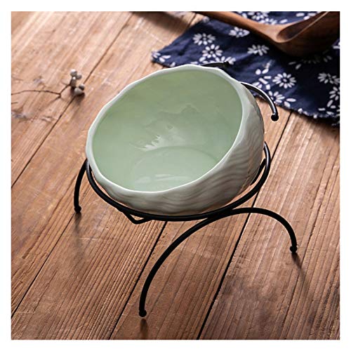 Katzennapf Keramik Keramik Katzennapf Welpen Futternapf mit Bracket Die Spine Wasser-Schüssel Nahrungsmittelschüssel Tierbedarf 6 Farbe Keramik Fressnapf zu schützen (Color : Bring Support 01, Size Katzennapf Keramik Keramik Katzennapf Welpen Futternapf mit Bracket Die Spine Wasser-Schüssel Nahrungsmittelschüssel Tierbedarf 6 Farbe Keramik Fressnapf zu schützen (Color : Bring Support 01, Size von ADJAN