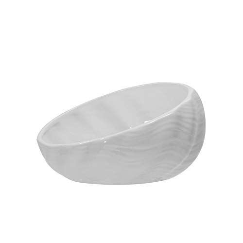 Katzennapf Keramik Keramik Katzennapf Welpen Futternapf mit Bracket Die Spine Wasser-Schüssel Nahrungsmittelschüssel Tierbedarf 6 Farbe Keramik Fressnapf zu schützen (Color : Single Bowl 01, Size : von ADJAN