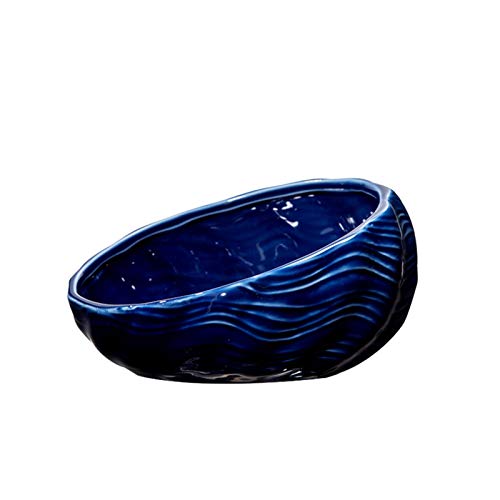 Katzennapf Keramik Keramik Katzennapf Welpen Futternapf mit Bracket Die Spine Wasser-Schüssel Nahrungsmittelschüssel Tierbedarf 6 Farbe Keramik Fressnapf zu schützen (Color : Single Bowl 03, Size : von ADJAN